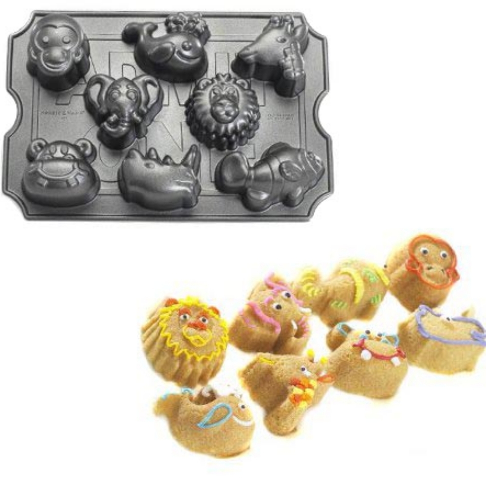 Nordic Ware Zoo Friends Animals Cake Pan great for baking for small and big kids